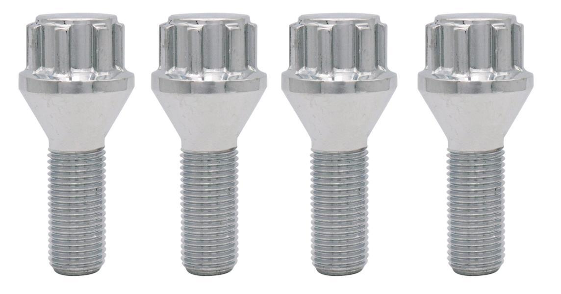 Serie 4 bulloni antifurto per ruote mod. BC