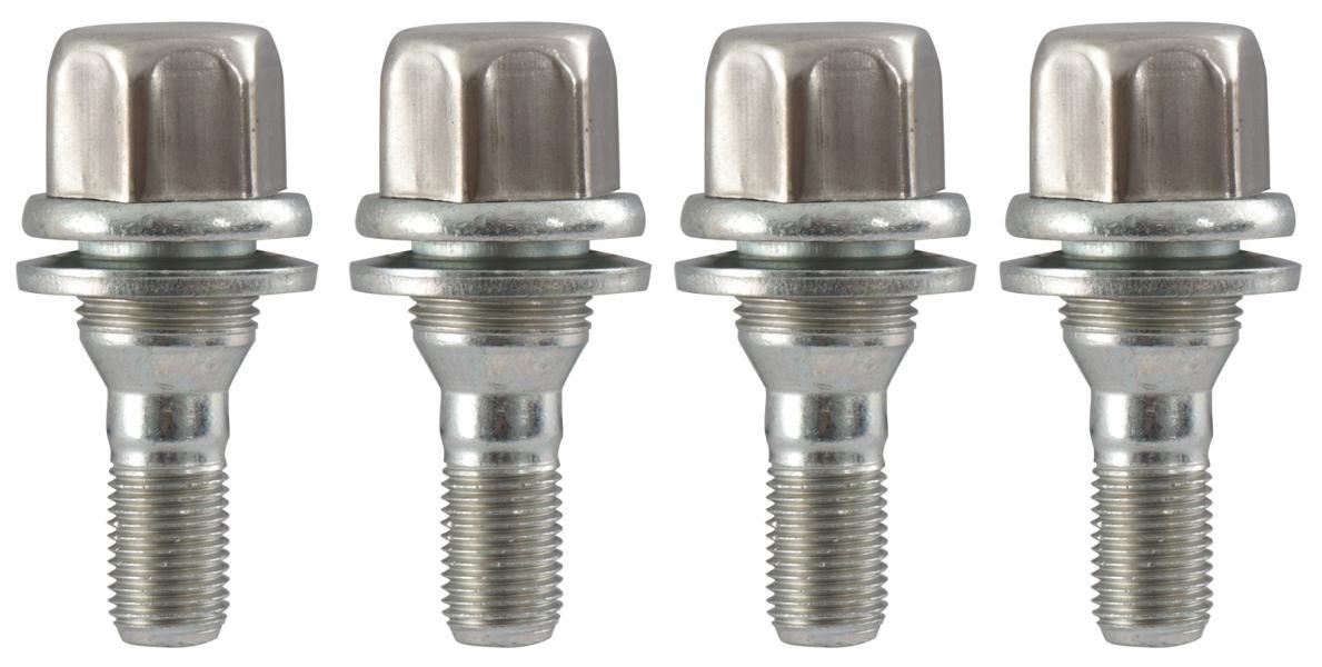 Serie 4 bulloni antifurto per ruote mod. C