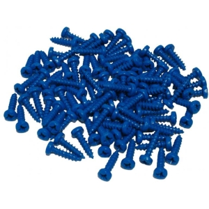 Kit 100 viti blu fissaggio targa