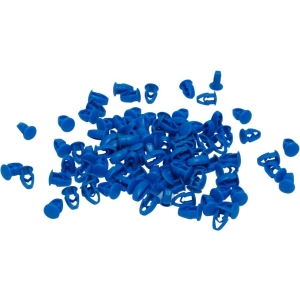 Kit 100 bottoni blu fissaggio targa