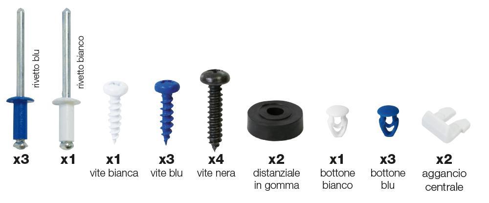 Portatarga posteriore in alluminio con kit fissaggio - immagine 2