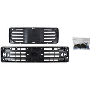 Set portatarghe ant+post in plastica