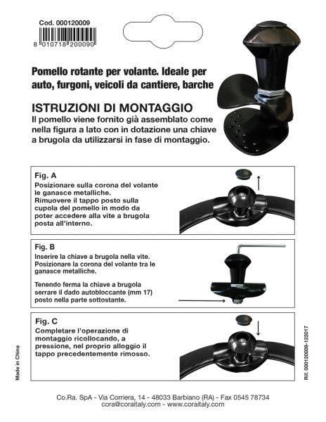Pomello rotante per volante - immagine 4