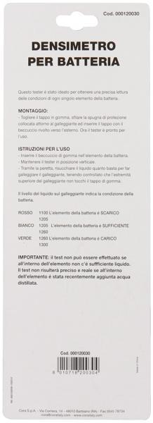 Tester batteria con densimetro - immagine 3