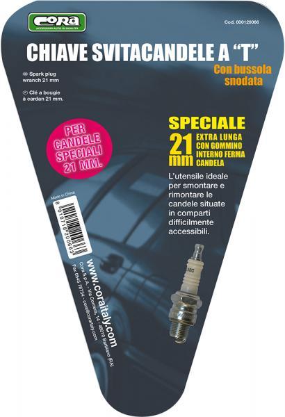 Chiave svitacandele 21 mm lunga - immagine 2