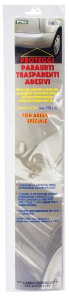 Paracolpi adesivi trasparenti 47x3,9 cm - immagine 2