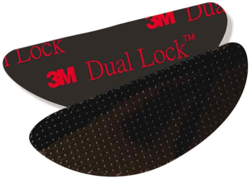 Coppia adesivi multiuso 3M Dual Lock neri