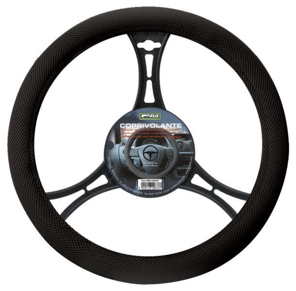 Coprivolante in tessuto nero - immagine 3