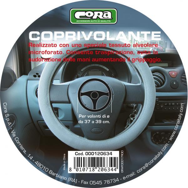 Coprivolante in tessuto grigio - immagine 4