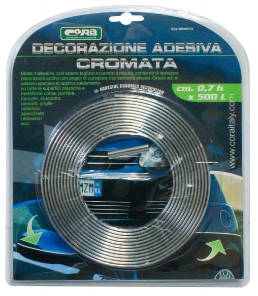 Decorazione adesiva cromata 0,7x500 cm - immagine 4