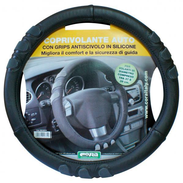 Coprivolante in tessuto con grips antiscivolo in silicone - immagine 3