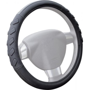 Coprivolante in poliuretano nero con grips