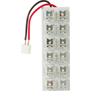 Luce di cortesia 12 led 60x20 mm