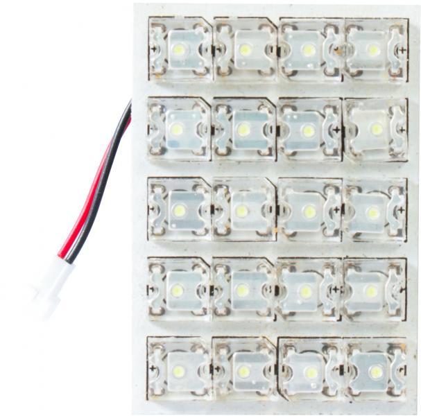 Luce di cortesia 20 led 50x35 mm