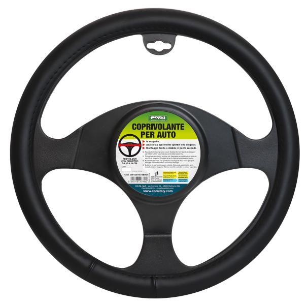 Coprivolante in ecopelle nero - immagine 2