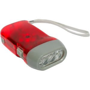 Mini torcia a dinamo con 3 led
