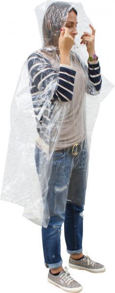 Poncho impermeabile con cappuccio