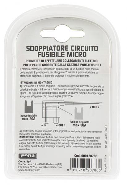 Sdoppiatore circuito fusibile micro - immagine 5