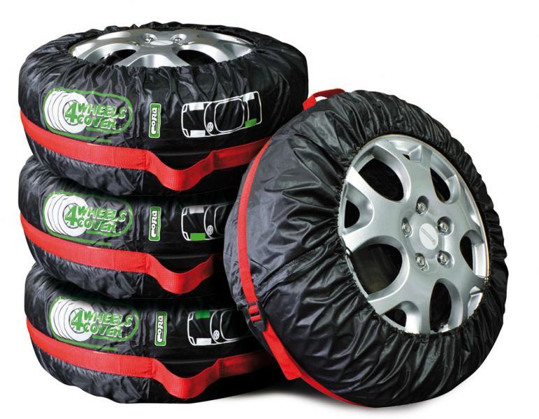 Set 4 custodie per pneumatici diametro 62-74 cm