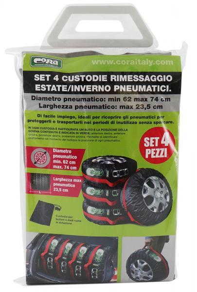 Set 4 custodie per pneumatici diametro 62-74 cm - immagine 4