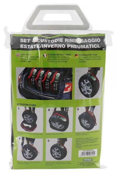 Set 4 custodie per pneumatici diametro 62-74 cm - immagine 5