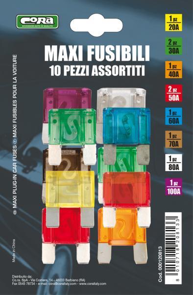 Maxi fusibili 10 pz