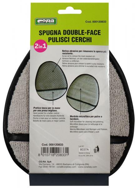 Spazzola pulisci cerchi double-face in microfibra - immagine 5