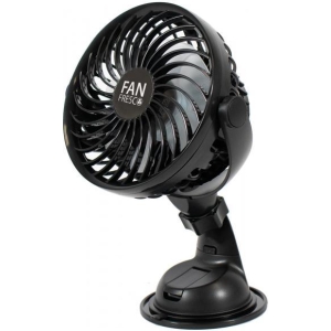 Ventilatore ricaricabile con ventosa e supporto per cruscotto