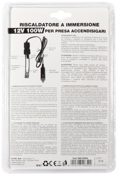 Riscaldatore a immersione 12V per auto - immagine 4