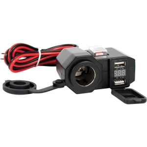 Presa 12V + 2 prese USB + voltmetro