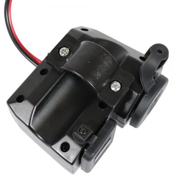 Presa 12V + 2 prese USB + voltmetro - immagine 3