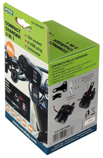 Presa 12V + 2 prese USB + voltmetro - immagine 8