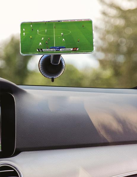 Porta smartphone a ventosa da vetro/cruscotto orientabile - immagine 4