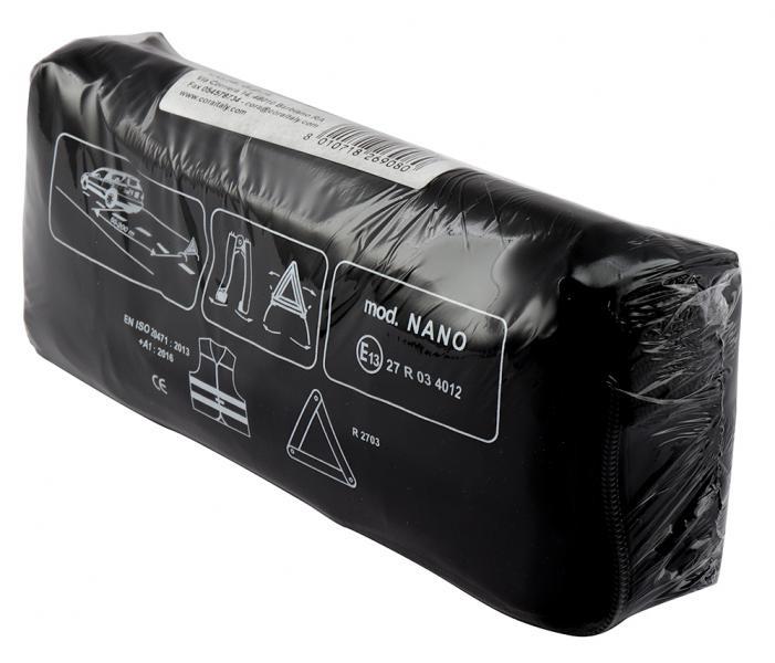 Kit sicurezza triangolo auto ferma + gilet alta visibilit� - immagine 3