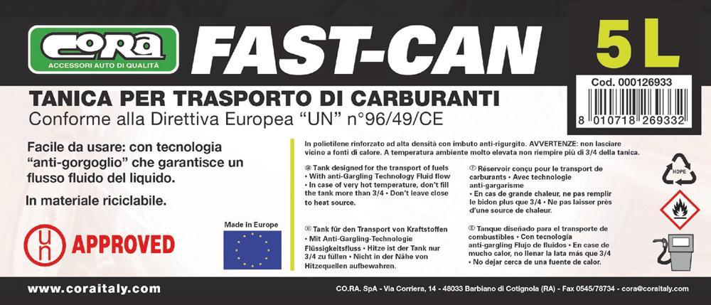 Fast-Can tanica 5 L omologata UN - immagine 4