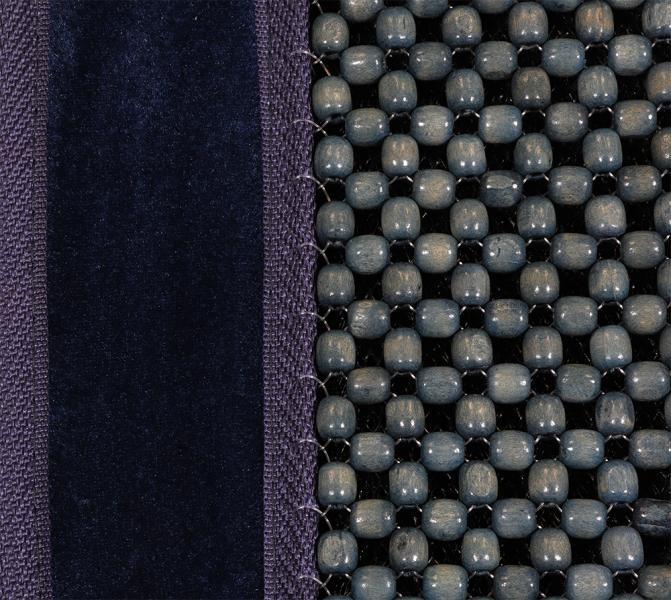 Coprisedile anteriore universale Velour blu - immagine 2