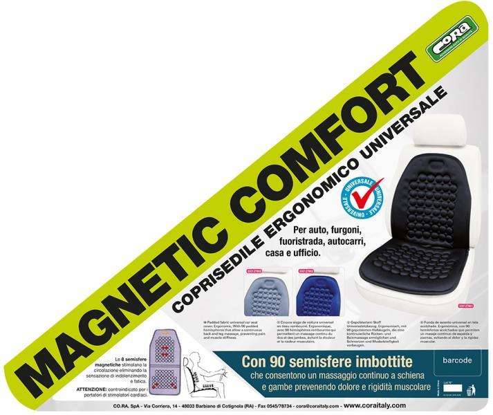 Coprisedile anteriore universale Magnetic Comfort nero - immagine 2