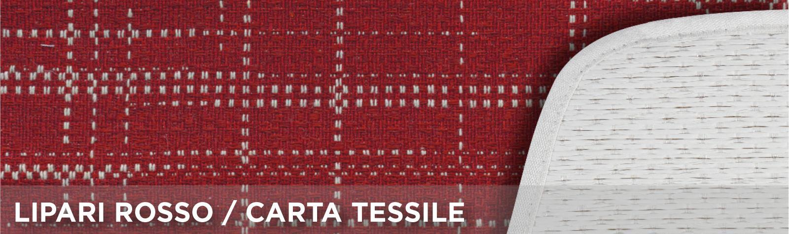 Coprisedili anteriori universali Tanga Doubleface Lipari rosso/carta tessile - immagine 2