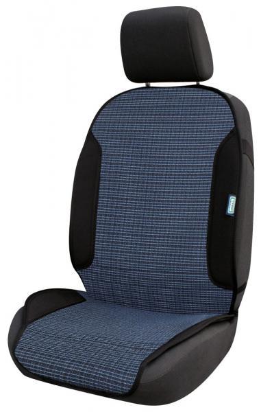Coprisedile anteriore universale Fisiocomfort tess. Rigato avio