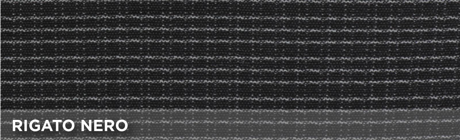 Coprisedile anteriore universale Fisiocomfort tess. Rigato nero - immagine 2