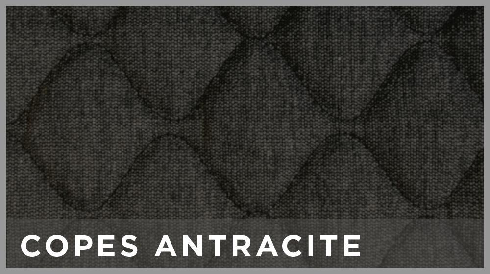 Coprisedile anteriore universale Fisiocomfort tess. Copes antracite - immagine 2
