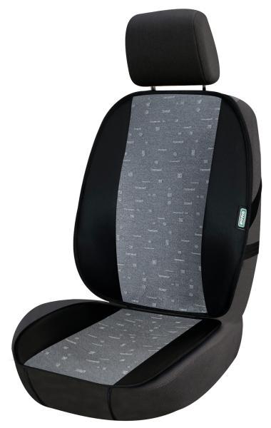 Coprisedile anteriore universale Topfresh cotone tetris grigio/carta tessile