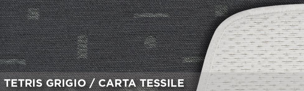 Coprisedile anteriore universale Topfresh cotone tetris grigio/carta tessile - immagine 2