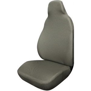 Coprisedile anteriore Poncho tess. elastico misto cotone grigio polvere