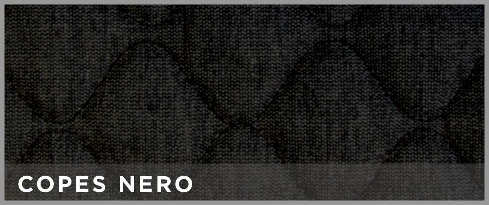 Coprisedili anteriori Espresso Deluxe tg. media tess. cotone trapuntato nero - immagine 2