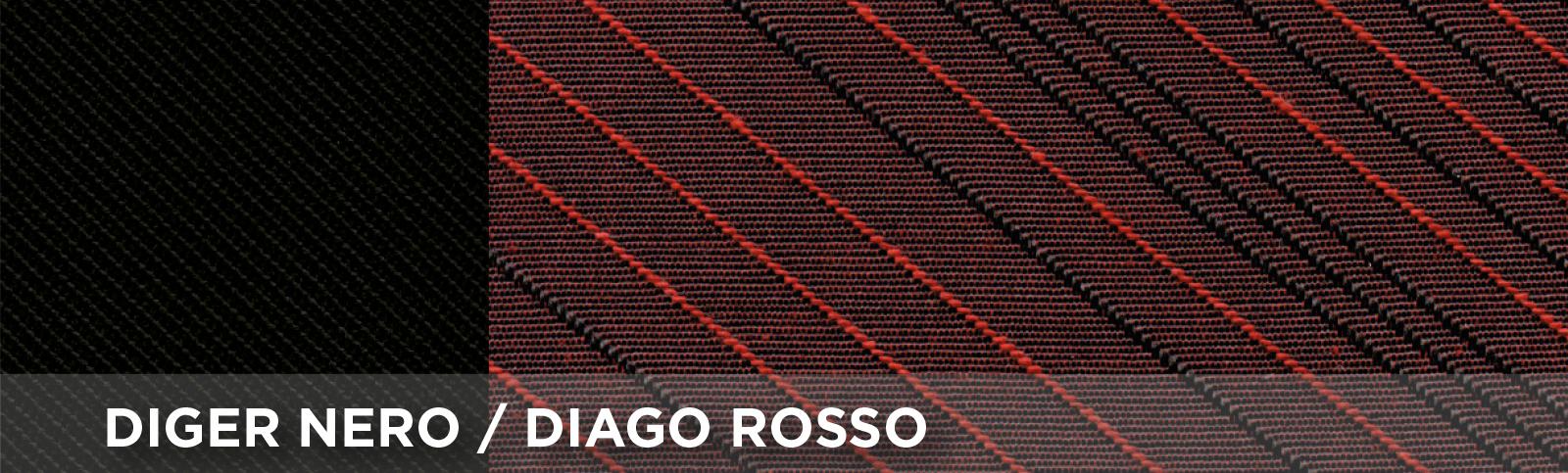 Coprisedili anteriori personalizzati Smart Fortwo tess. misto cotone rosso/nero - immagine 2