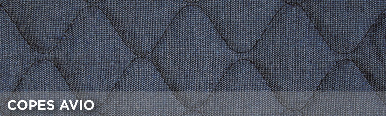 Coprisedili anteriori Rapid tg. universale tess. cotone trapuntato avio - immagine 2
