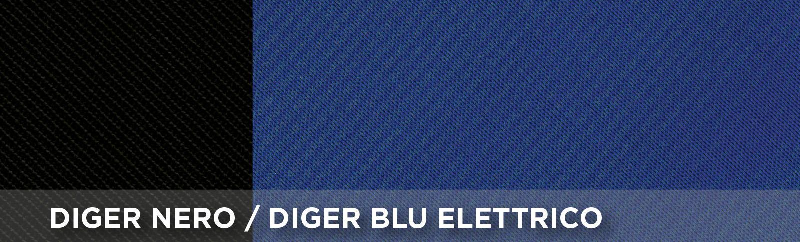 Coprisedili anteriori Sporty tg. unica tess. nero/blu elettrico - immagine 2