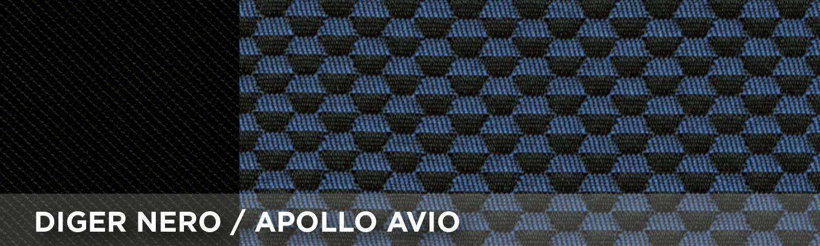 Coprisedili anteriori Fast&Smart tg. grande tess. misto cotone avio/nero - immagine 2