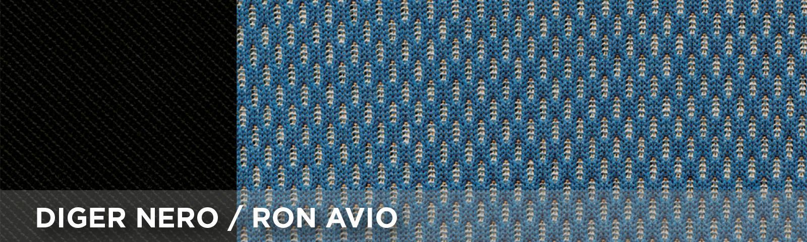 Coprisedili anteriori Fast&Smart tg. speciale tess. misto cotone avio/nero - immagine 2